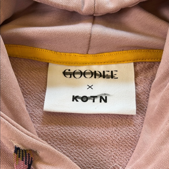 GOODE X KOTN DustyPink Hoodie Unisex NWOT - Picture 2 of 10